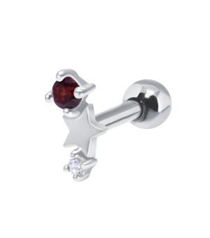 January Birthstone Helix Ear Piercing TIP-3598